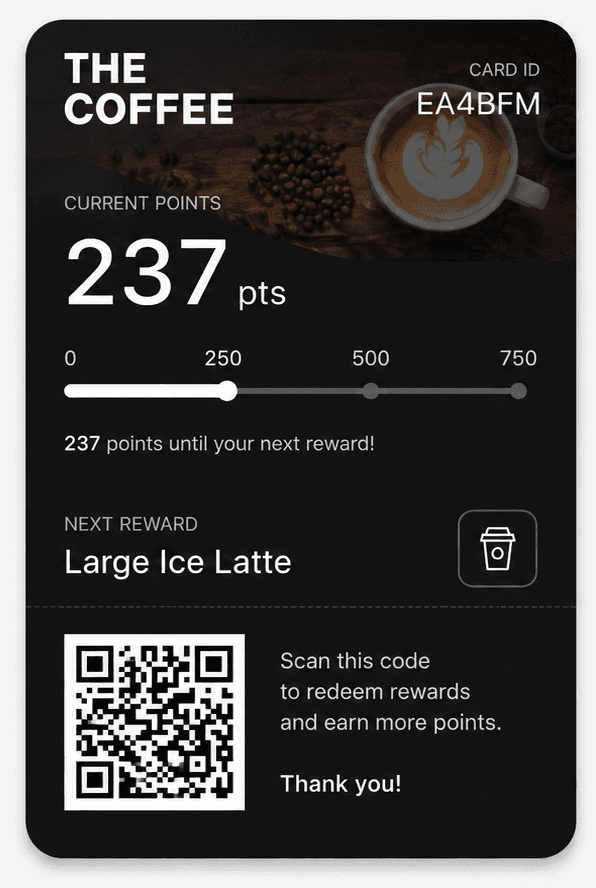 Track rewards in real time